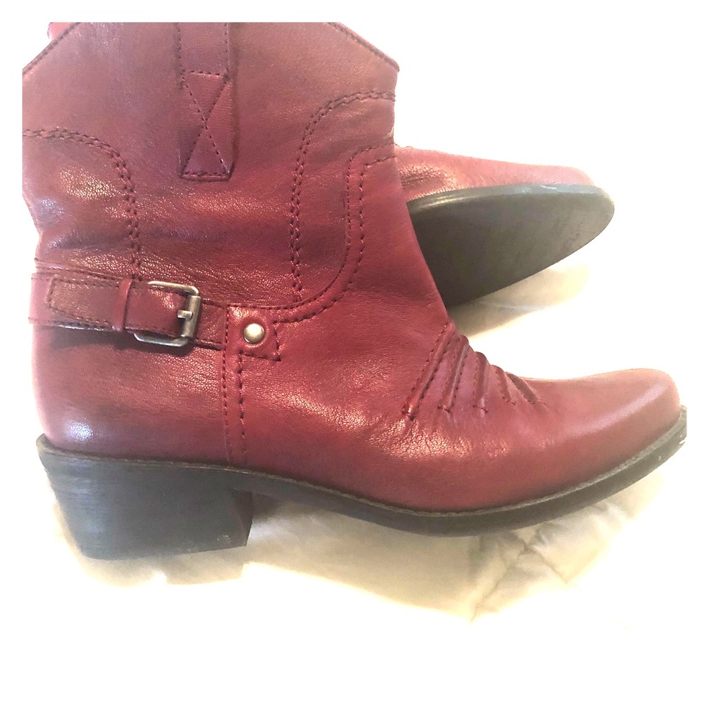 Burgundy Booties
